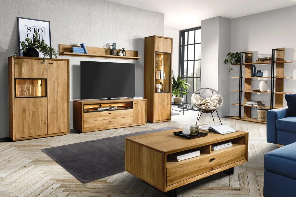 Meble Vigo Salon – kolekcja Dekort z litego dębu