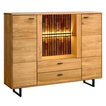 Komoda Drewniana z Lamelami Tramonto Typ 46